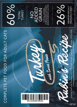 Load image into Gallery viewer, Rubins Recipe Grain Free Adult Cat Salmon with Sweet Potato 2kg