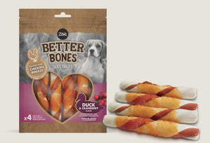 Zeus Better Bones Duck & Cranberry Large Rolls