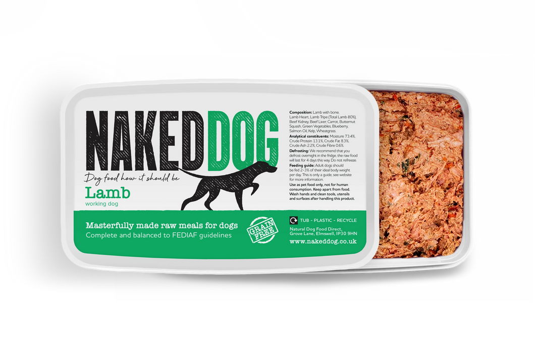 NAKEDDOG Original Lamb 2x500g