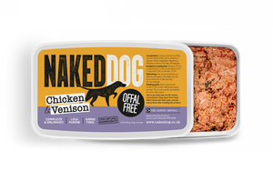 NAKEDDOG OFFAL FREE Chicken & Venison 2x500g