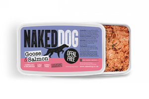 NAKEDDOG OFFAL FREE Goose & Salmon  2x500g