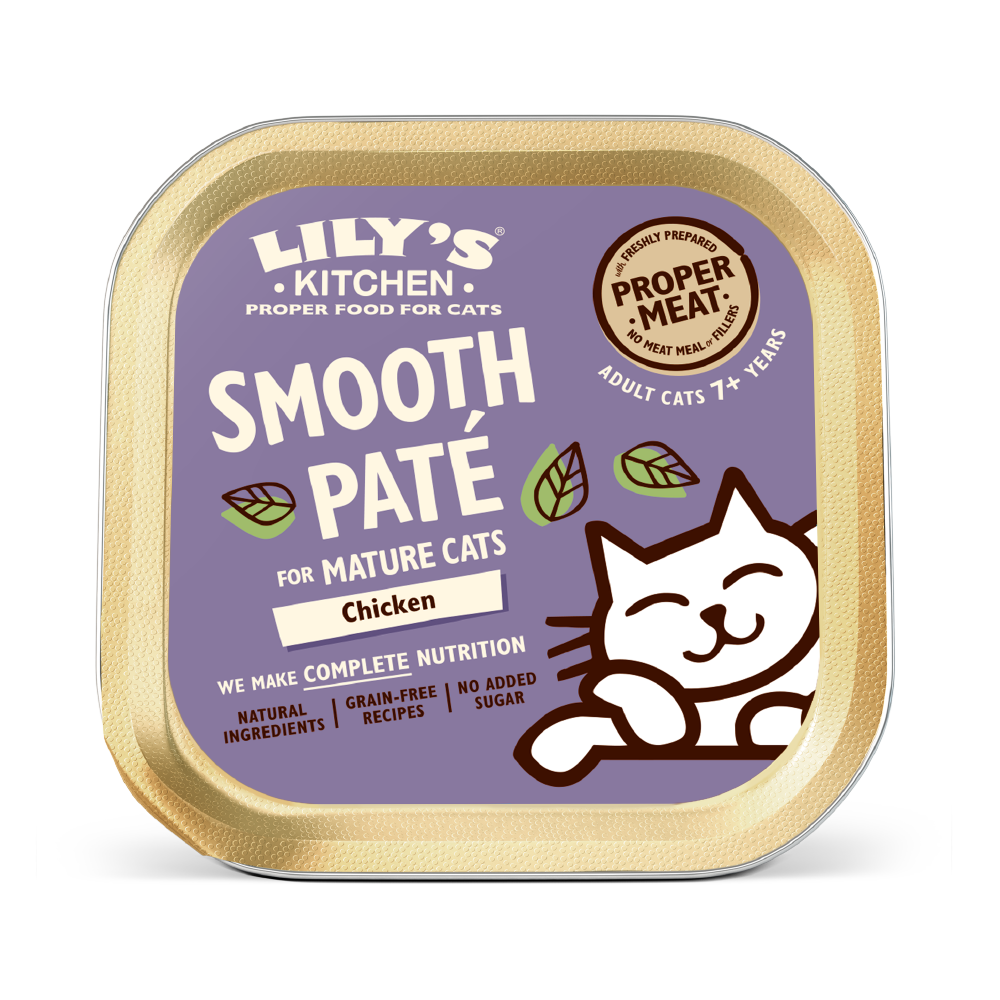 Chicken pate for mature cats