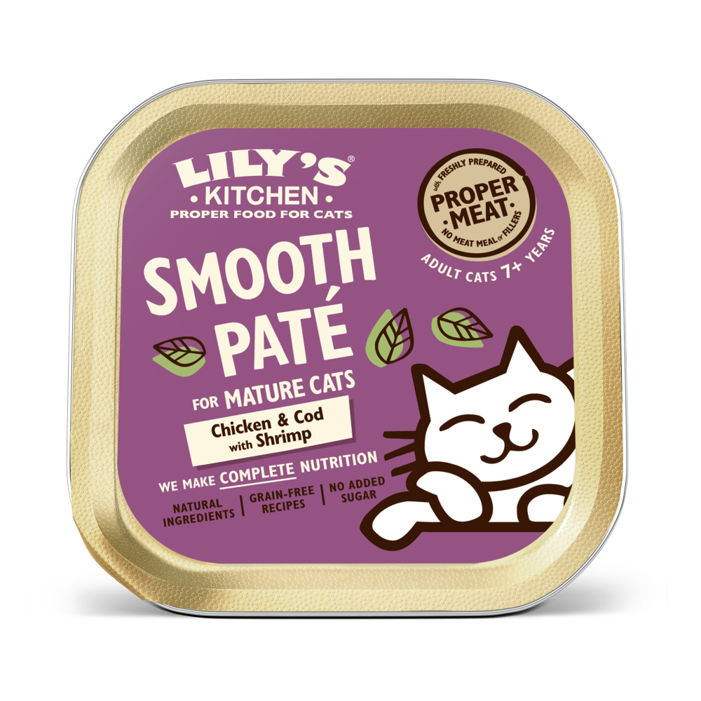 Cod & Chicken Paté for Mature Cats 85g
