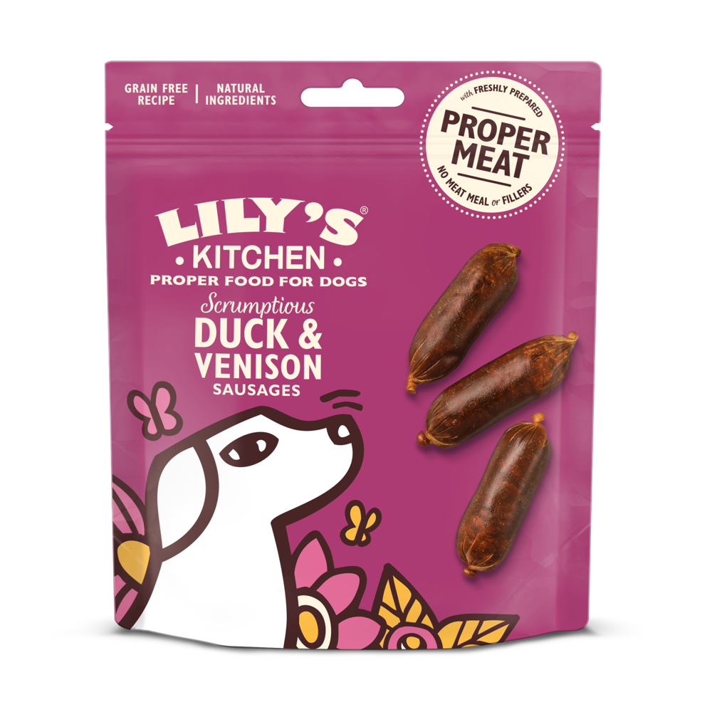 Scrumptious duck and venison mini sausages