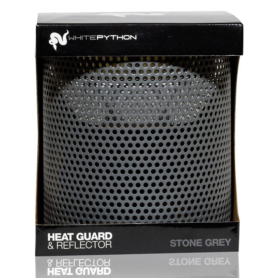 White Python Heat Guard & Reflector Stone Grey – Epping Reef and Reptiles