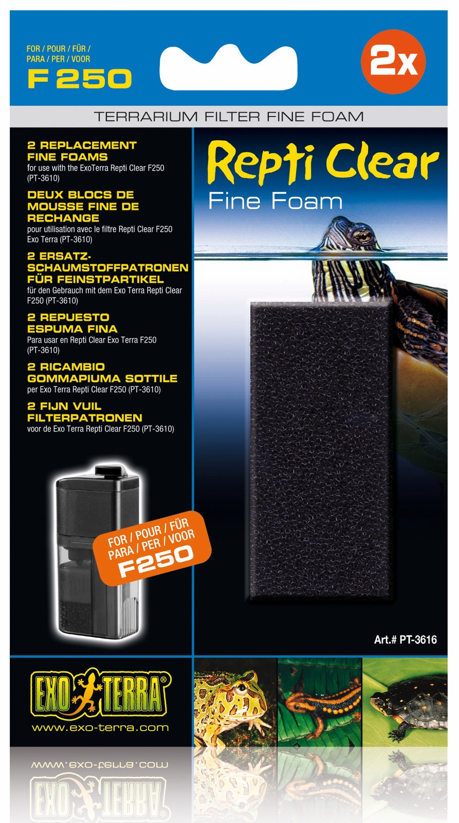 Exo Terra Repti Clear 250 Fine Foam