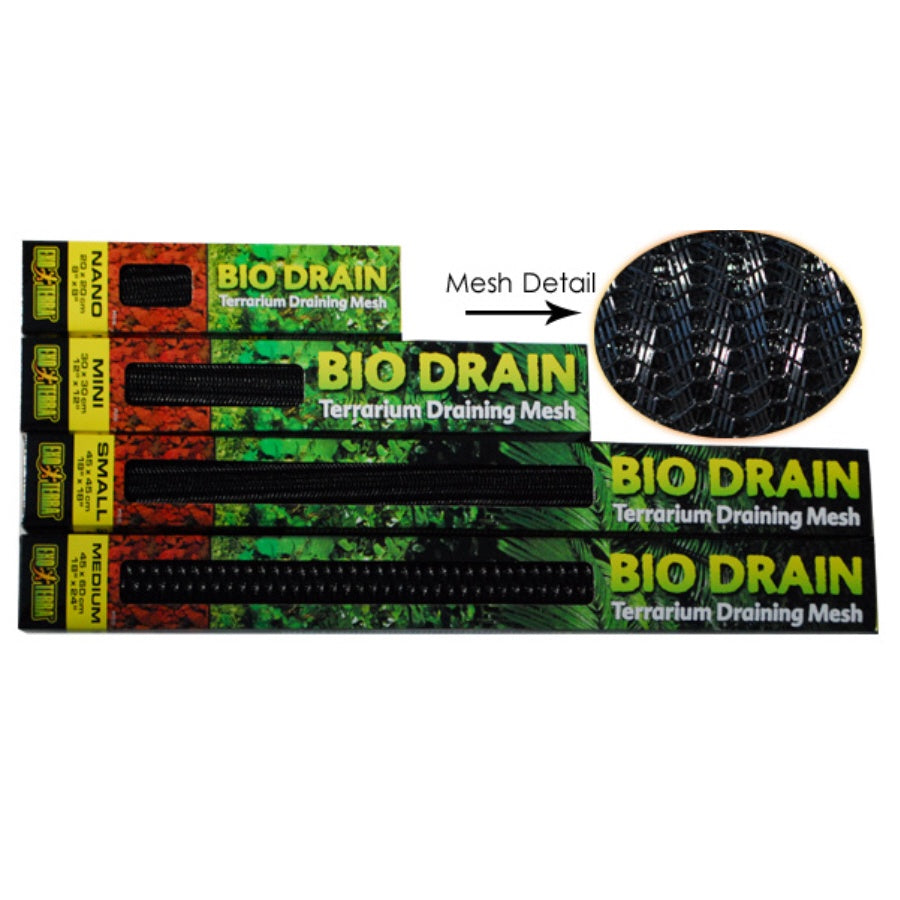 Exo Terra Terrarium Draining Mesh 20x20cm Nano
