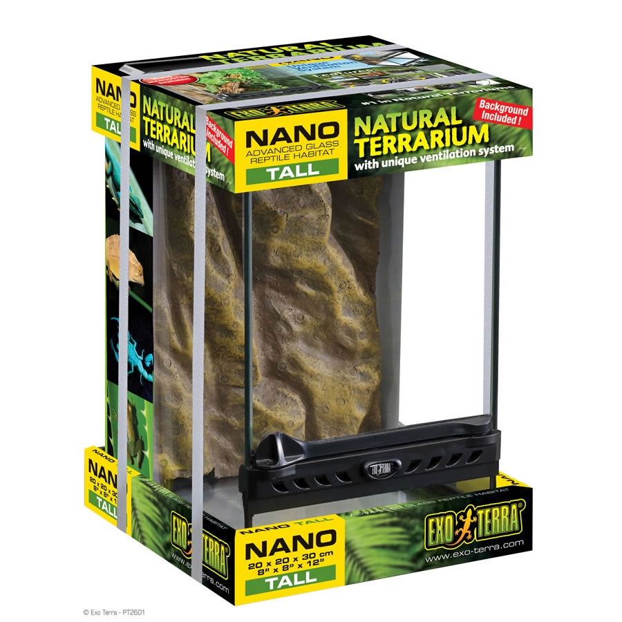 Exo Terra Terrarium Nano/Tall 20x20x30cm